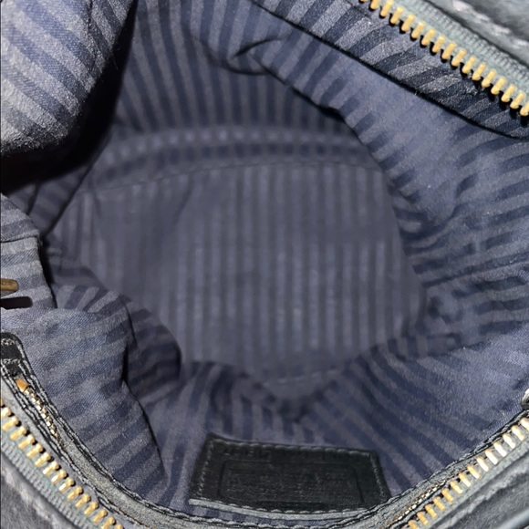 Vintage  Coach Black Leather Sonoma Bucket Style 4907 Shoulder Bag Crossbody - Picture 3 of 9